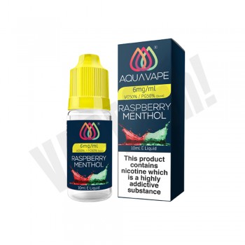 AQUA VAPE 50/50 - Rasberry Menthol -  10ml